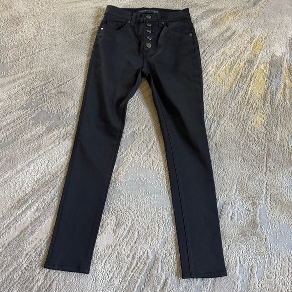 VERONICA BEARD Jeans Debbie Coated High Rise Skinny black crop high rise 25 / 0 - Picture 2 of 16